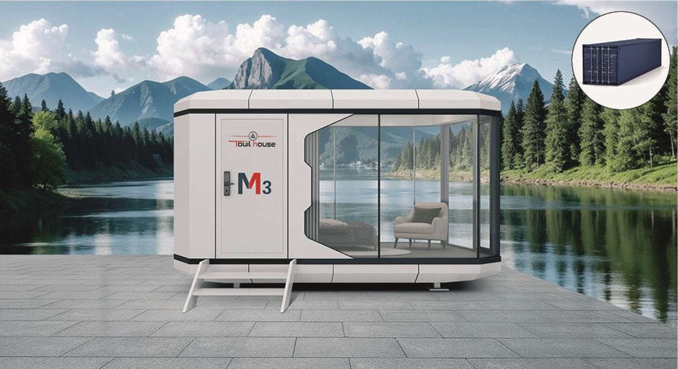 Capsule modulaire M3, vue extérieure
