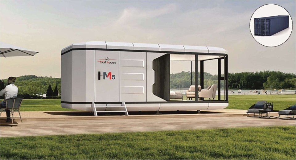 Capsule modulaire M5, vue extérieure
