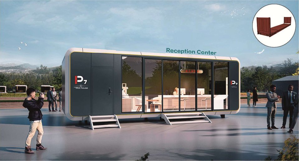 Capsule Apple P7, vue extérieure