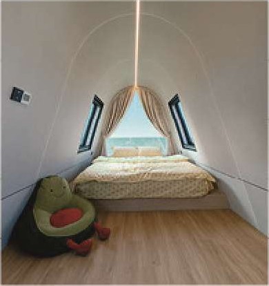 Capsule double niveau V6, intérieur